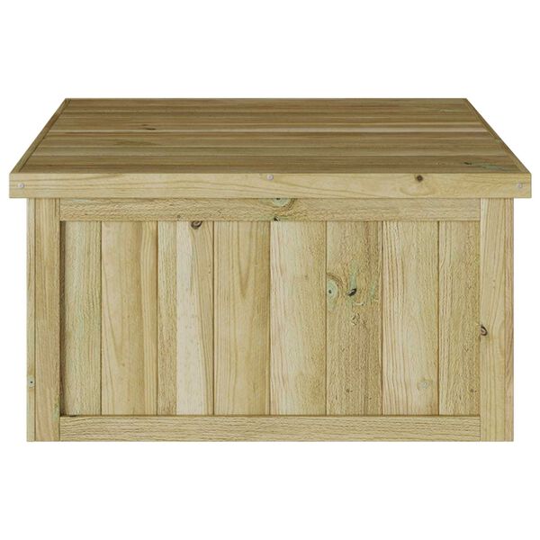 vidaXL Γκαράζ Ρομποτικού Χλοοκοπτικού 70x80x38 εκ Βαμμένο Ξύλο Πεύκης