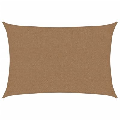 vidaXL Πανί Σκίασης Taupe 2,5 x 4 μ. από HDPE 160 γρ./μ²