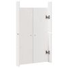 vidaXL &Pi;ό&rho;&tau;&alpha; &kappa;&omicron;&upsilon;&zeta;ί&nu;&alpha;&sigmaf; MEPPEL 2 pcs &Lambda;&epsilon;&upsilon;&kappa;ό 50 x 9 x 82 &epsilon;&kappa;