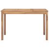 vidaXL Τραπεζαρία Κήπου 120 x 70 x 77 εκ. από Μασίφ Ξύλο Teak