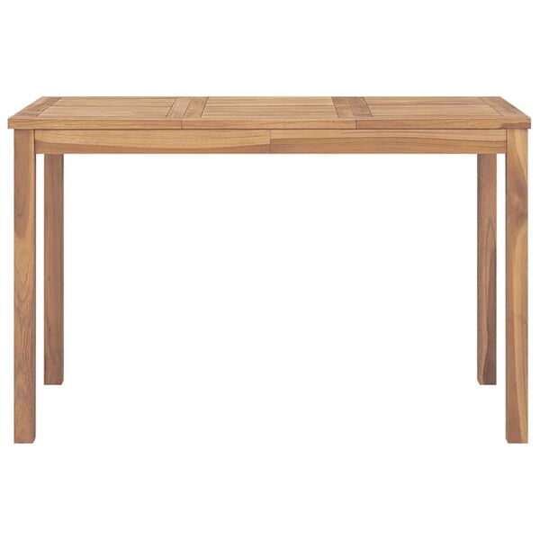 vidaXL Τραπεζαρία Κήπου 120 x 70 x 77 εκ. από Μασίφ Ξύλο Teak
