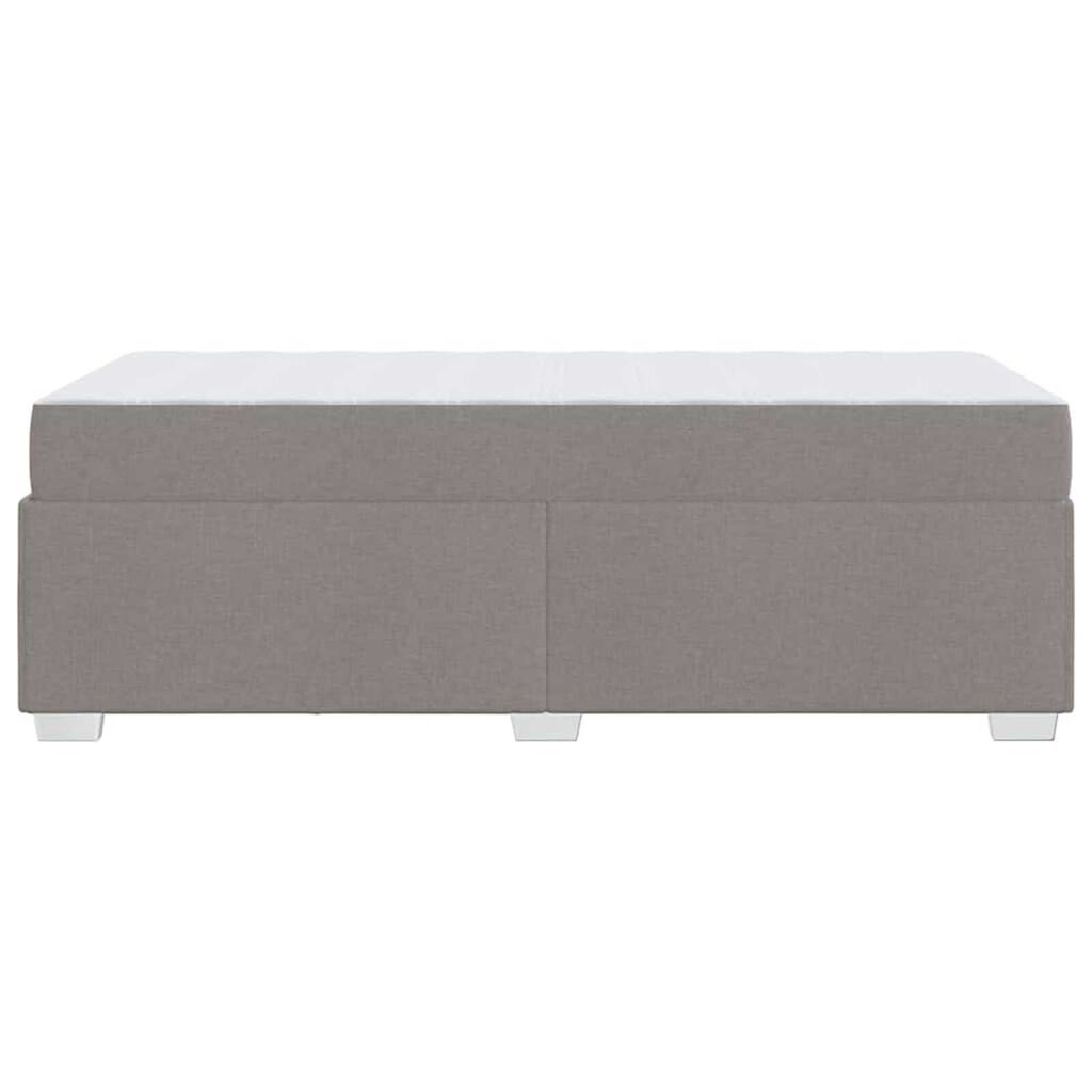 vidaXL Σκελετός Κρεβατιού Άλλο Taupe 90 x 200 cm ύφασμα