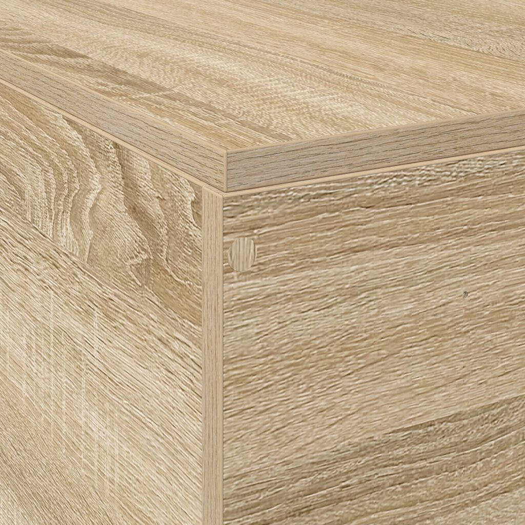 vidaXL Κρεβάτι αποθήκευσης Σονομά Οξιά 120x200 εκ