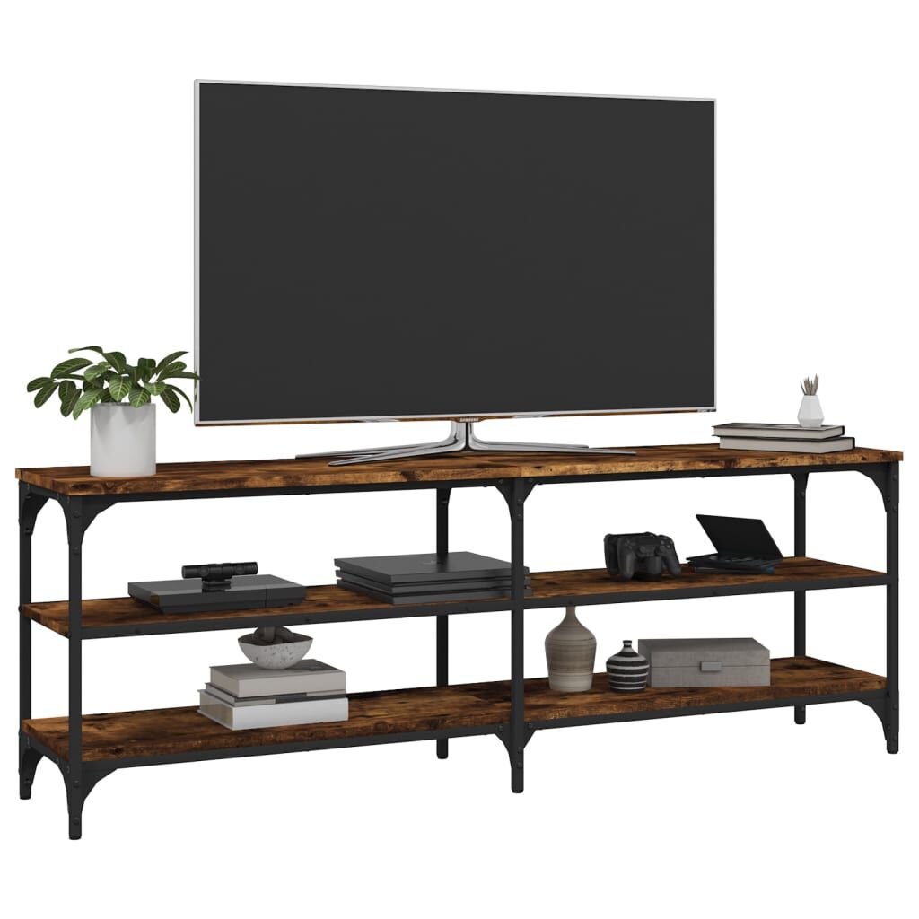 vidaXL Έπιπλο Τηλεόρασης Καπνιστή Δρυς 140x30x50 εκ. Επεξ. Ξύλο