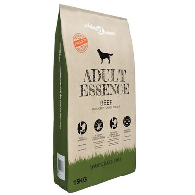 vidaXL Ξηρά Τροφή Σκύλων Premium Adult Essence Beef 2 τεμ. 30 κ.