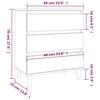 vidaXL Ντουλάπι Καπνιστή Δρυς 60x35x70 εκ. από Επεξεργασμένο Ξύλο
