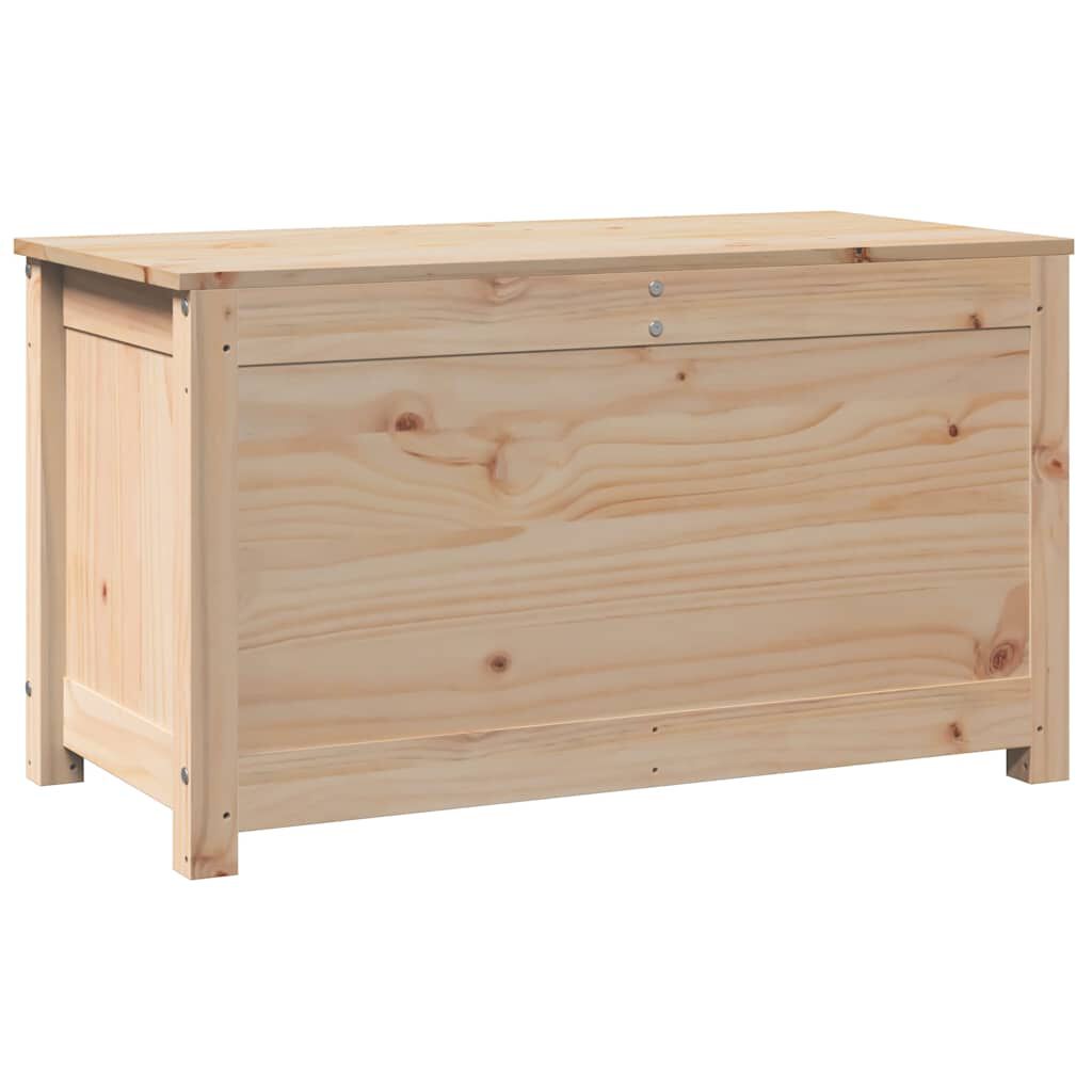 vidaXL Κουτί Αποθήκευσης 80 x 40 x 45,5 εκ από Μασίφ Ξύλο Πεύκου