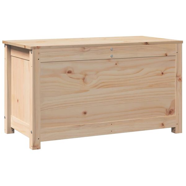 vidaXL Κουτί Αποθήκευσης 80 x 40 x 45,5 εκ από Μασίφ Ξύλο Πεύκου