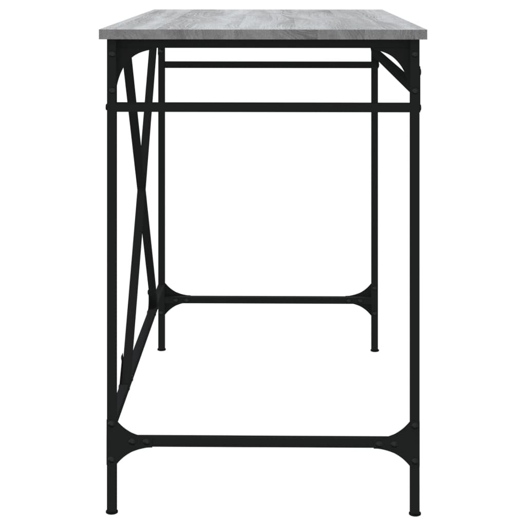 vidaXL Γραφείο Γκρι Sonoma 100 x 50 x 75 εκ. από Επεξεργασμένο Ξύλο