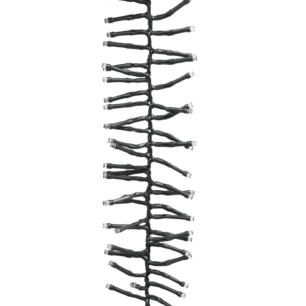 vidaXL Φωτάκια Cluster με 400 LED Πολύχρωμα 7,4 μ. από PVC