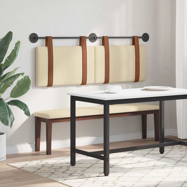 vidaXL &Kappa;&rho;&epsilon;&mu;&alpha;&sigma;&tau;ό &Kappa;&epsilon;&phi;&alpha;&lambda;ά&rho;&iota; &Epsilon;&pi;&iota;&tau;&omicron;ί&chi;&iota;&omicron; &Kappa;&rho;&epsilon;&mu; 130 x 55 x 5 &epsilon;&kappa; &Alpha;&nu;&tau;ί&kappa;&alpha; PU