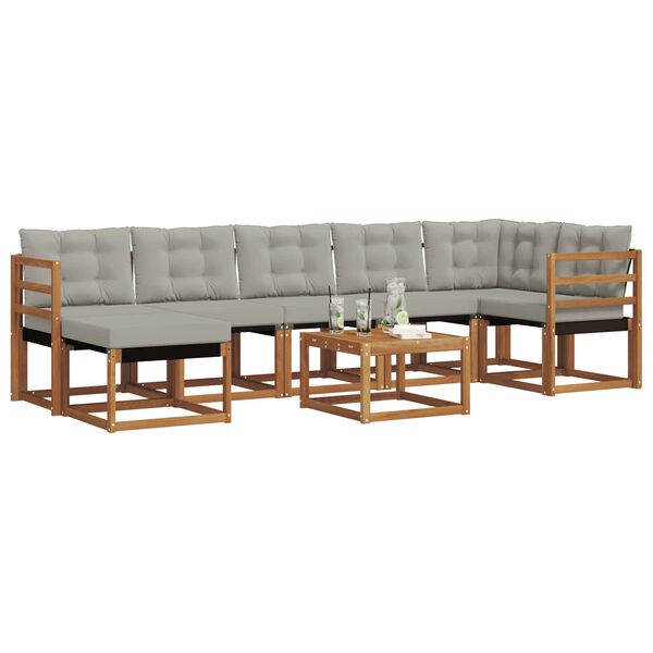 vidaXL &Sigma;&epsilon;&iota;&rho;ά &Kappa;&alpha;&nu;&alpha;&pi;έ &Epsilon;&xi;&omega;&tau;&epsilon;&rho;&iota;&kappa;&omicron;ύ 8 pcs &Phi;&upsilon;&sigma;&iota;&kappa;ό &kappa;&alpha;&iota; &Alpha;&nu;&omicron;&iota;&chi;&tau;ό &Gamma;&kappa;&rho;&iota;