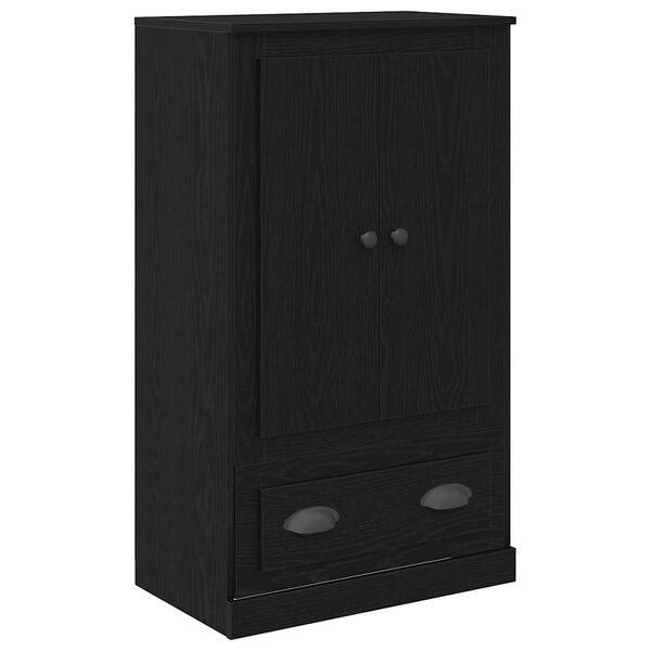 vidaXL Highboard &Mu;&alpha;ύ&rho;&eta; &Omicron;&xi;&upsilon;ά 60 x 35,5 x 103,5 &epsilon;&kappa;. &Epsilon;&pi;&epsilon;&xi;&epsilon;&rho;&gamma;&alpha;&sigma;&mu;έ&nu;&omicron; &xi;ύ&lambda;&omicron;