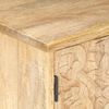 vidaXL Κομοδίνο Σκαλιστό 40 x 30 x 50 εκ. από Μασίφ Ξύλο Μάνγκο