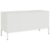 vidaXL Έπιπλο Τηλεόρασης Λευκό 100,5x39x50,5 εκ. από Ατσάλι