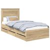 vidaXL &Sigma;&kappa;&epsilon;&lambda;&epsilon;&tau;ό&sigmaf; &Kappa;&rho;&epsilon;&beta;&alpha;&tau;&iota;&omicron;ύ &Delta;&rho;ύ&sigmaf; Sonoma 90 x 200 cm &Mu;&eta;&chi;&alpha;&nu;ή&mu;&alpha;&tau;&omicron;&sigmaf; &Xi;ύ&lambda;&omicron;