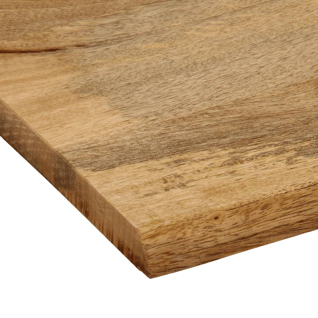 vidaXL Επιφάνεια Τραπεζιού 110x80x3,8 εκ. Live Edge Μασίφ Ξύλο Μάνγκο