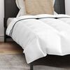 vidaXL Σετ Παπλωμάτων με μαξιλάρι 2 pcs Λευκό 155 x 200 εκ. Πούπουλο