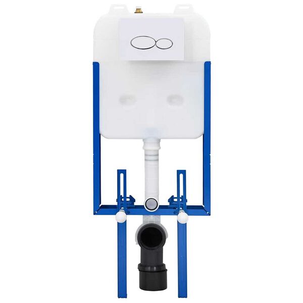 vidaXL Σκελετός Τοποθέτησης Λευκό Ατσάλι