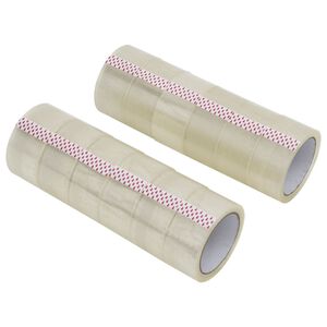 vidaXL Ταινίες Συσκευασίας 12 τεμ. Διαφανείς 48 χιλ. x 66 μ.