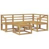 vidaXL &Sigma;&epsilon;&iota;&rho;ά &Kappa;&alpha;&nu;&alpha;&pi;έ &Epsilon;&xi;&omega;&tau;&epsilon;&rho;&iota;&kappa;&omicron;ύ 5 pcs &Lambda;&epsilon;&upsilon;&kappa;ό 59 x 59 x 37 &epsilon;&kappa;