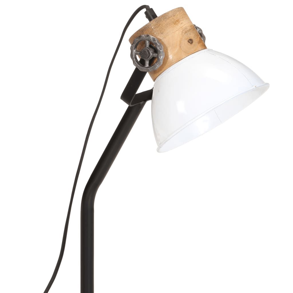 vidaXL Φωτιστικό Γραφείου 25 W Λευκό 18x18x60 εκ. Ε27