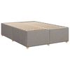 vidaXL &Kappa;&rho;&epsilon;&beta;ά&tau;&iota; Boxspring &mu;&epsilon; &Sigma;&tau;&rho;ώ&mu;&alpha; Taupe 160x200 &epsilon;&kappa;. &Upsilon;&phi;&alpha;&sigma;&mu;ά&tau;&iota;&nu;&omicron;