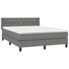 vidaXL &Kappa;&rho;&epsilon;&beta;ά&tau;&iota; Boxspring &mu;&epsilon; &Sigma;&tau;&rho;ώ&mu;&alpha; &Sigma;&kappa;&omicron;ύ&rho;&omicron; &Gamma;&kappa;&rho;&iota; 140x200 &epsilon;&kappa; &Upsilon;&phi;&alpha;&sigma;&mu;ά&tau;&iota;&nu;&omicron;