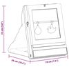 vidaXL Στόχος Airsoft Μαύρο 19 x 26 x 25 εκ Πλαστικό
