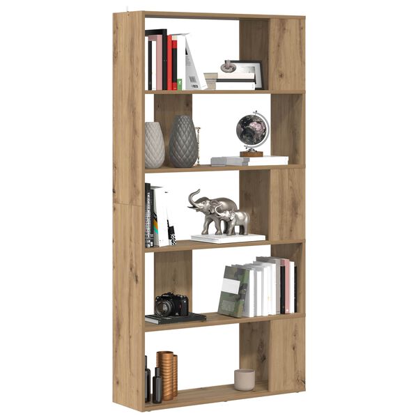 vidaXL &Beta;&iota;&beta;&lambda;&iota;&omicron;&theta;ή&kappa;&eta; Artisan Oak 80 x 24 x 159 &epsilon;&kappa; &Epsilon;&pi;&epsilon;&xi;&epsilon;&rho;&gamma;&alpha;&sigma;&mu;έ&nu;&omicron; &xi;ύ&lambda;&omicron;