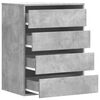 vidaXL Συρταριέρα Γκρι Σκυροδέματος 60x41x76 εκ. Επεξεργ. Ξύλο
