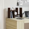 vidaXL Έπιπλο Οργάνωσης Γραφείου Καφέ Δρυς 34,5x15,5x35,5εκ Επεξ. Ξύλο