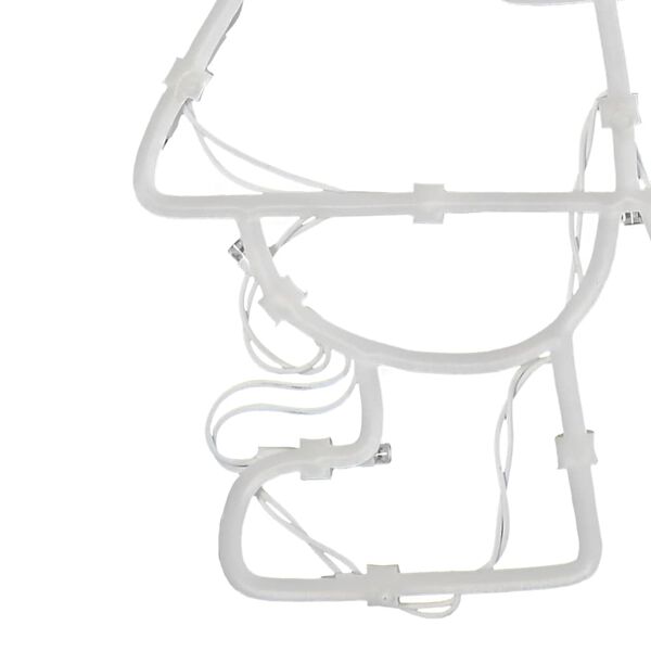 vidaXL Χριστουγεννιάτικα φώτα Santa Silhouette 2 τεμάχια 35 LED