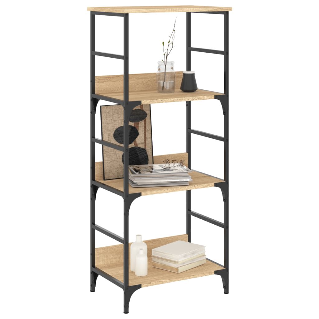 vidaXL Βιβλιοθήκη Sonoma Δρυς 50x33x117,5 εκ. Επεξεργασμένο Ξύλο