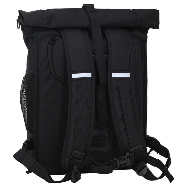vidaXL Τσάντα Ποδηλάτου για Ράφι 20 L Μαύρη 31x13x58 εκ
