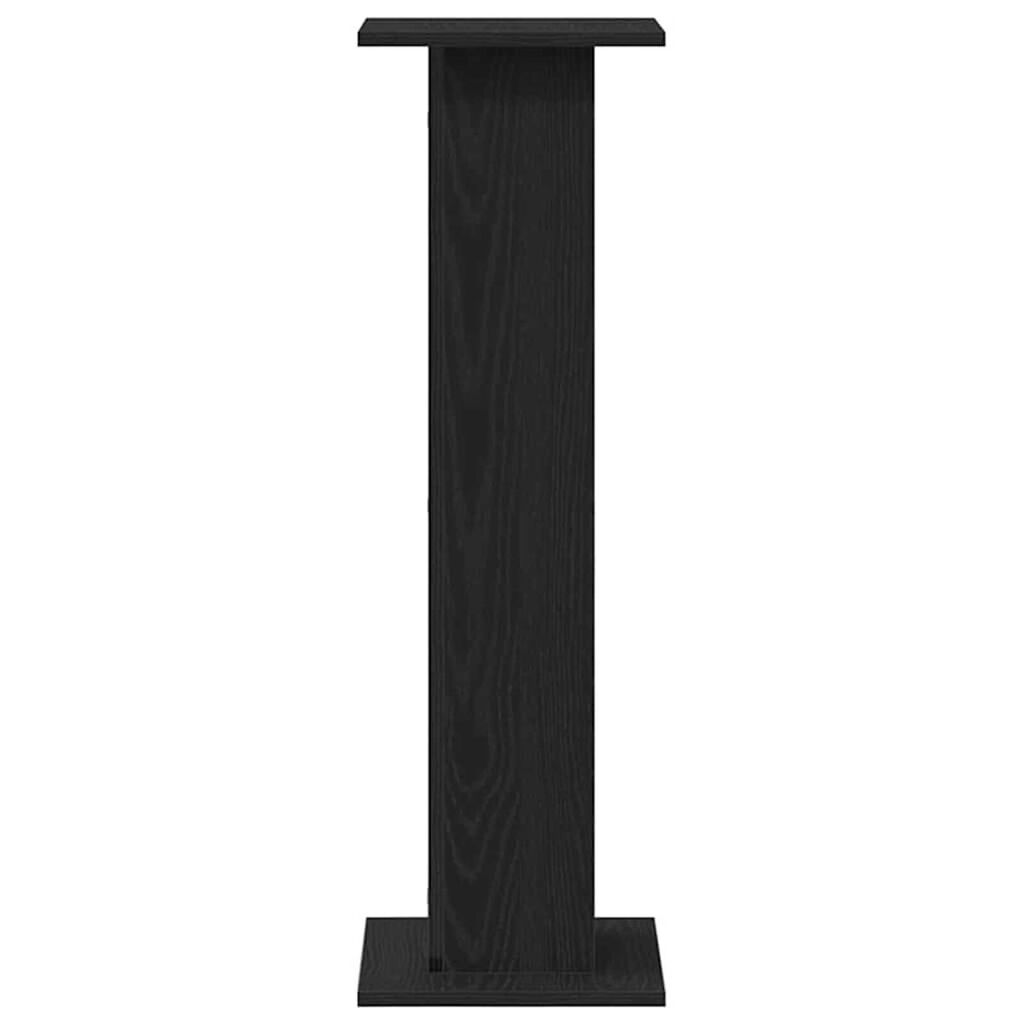 vidaXL Βάσεις Ηχείων 2 pcs Μαύρη δρυς 30 x 30 x 95 cm