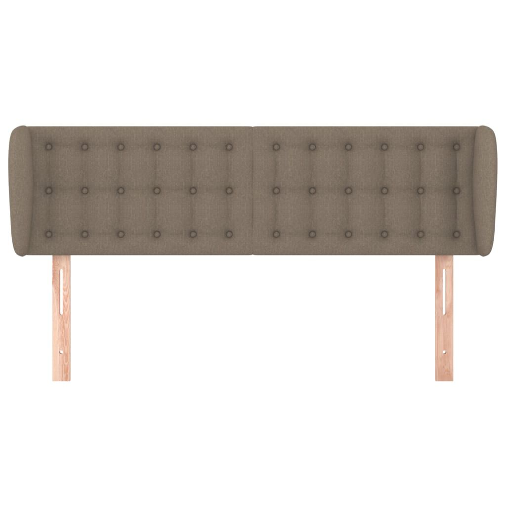 vidaXL Κεφαλάρι με Πτερύγια Taupe 147 x 23 x 78/88 εκ. Υφασμάτινο