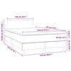 vidaXL &Kappa;&rho;&epsilon;&beta;ά&tau;&iota; Boxspring &mu;&epsilon; &Sigma;&tau;&rho;ώ&mu;&alpha; &Sigma;&kappa;&omicron;ύ&rho;&omicron; &Pi;&rho;ά&sigma;&iota;&nu;&omicron; 120x190&epsilon;&kappa;. &Beta;&epsilon;&lambda;&omicron;ύ&delta;&iota;&nu;&omicron;