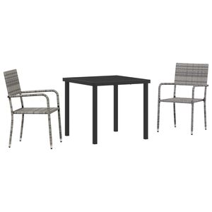 vidaXL &Sigma;έ&tau; &phi;&alpha;&gamma;&eta;&tau;&omicron;ύ &gamma;&iota;&alpha; &kappa;ή&pi;&omicron; &mu;&epsilon; &mu;&alpha;&xi;&iota;&lambda;ά&rho;&iota; 3 pcs &Gamma;&kappa;&rho;&iota; &sigma;&upsilon;&nu;&theta;&epsilon;&tau;&iota;&kappa;ό &rho;&alpha;&tau;ά&nu;