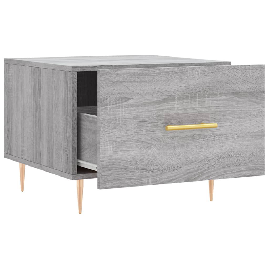 vidaXL Τραπεζάκια Σαλονιού 2 τεμ Γκρι sonoma 50x50x40 εκ Επεξ. Ξύλο