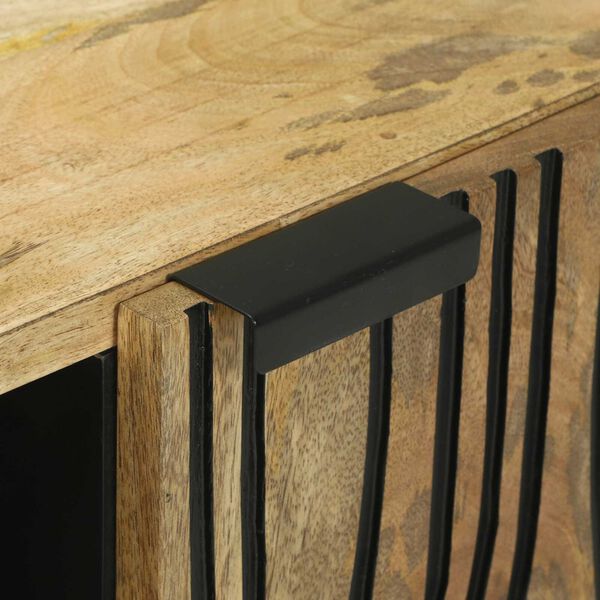vidaXL Ντουλάπι τηλεόρασης 80x31.5x46 εκ. Στρατηγικά ξύλο μάνγκο και ξύλο προσδιορισμού