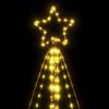 vidaXL Χριστουγεννιάτικο δέντρο LED 615 LED Ζεστό Λευκό 404,5 εκ.
