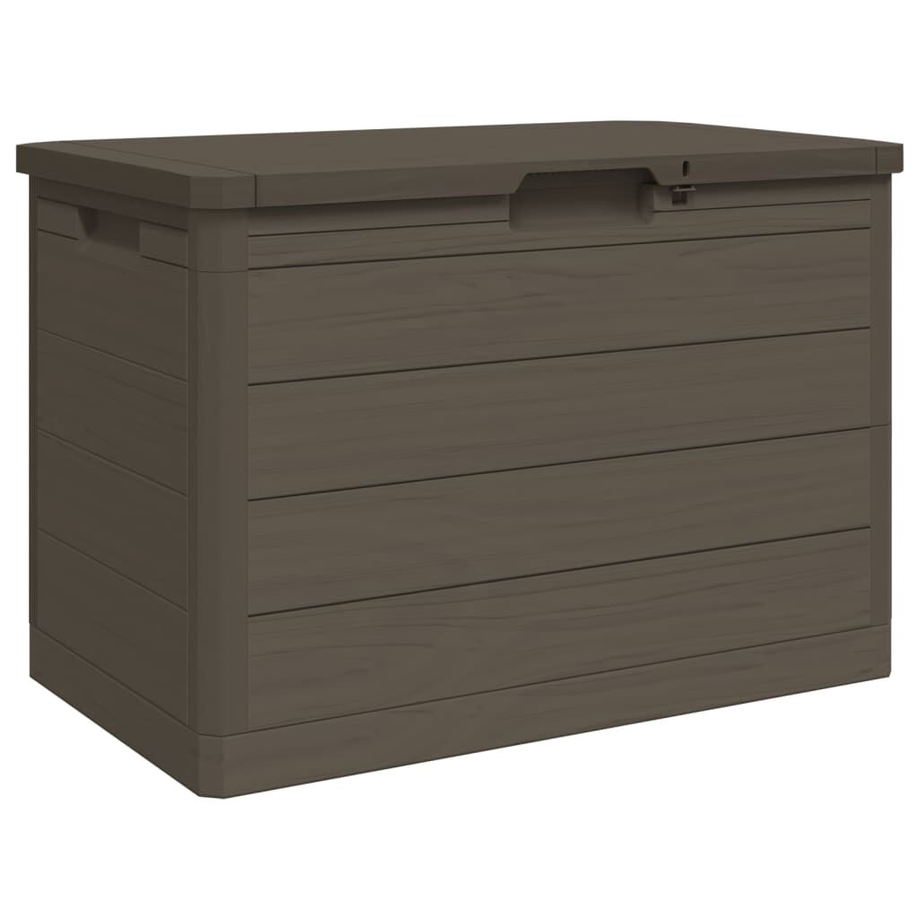 vidaXL Κουτί Μαξιλαριών Εξ Χώρου Καφέ 77,5x44,5x53εκ Πολυπροπυλένιο