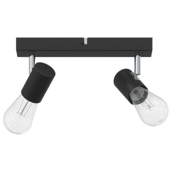 vidaXL Σποτ οροφής Μαύρο 26 x 6.5 x 11.5 εκ Ατσάλι