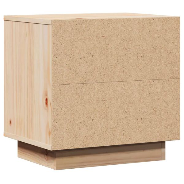 vidaXL Κομοδίνο 40 x 30 x 40 εκ. από Μασίφ Ξύλο Πεύκου