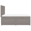 vidaXL &Kappa;&rho;&epsilon;&beta;ά&tau;&iota; Boxspring &mu;&epsilon; &Sigma;&tau;&rho;ώ&mu;&alpha; Taupe 160x200 &epsilon;&kappa;. &Upsilon;&phi;&alpha;&sigma;&mu;ά&tau;&iota;&nu;&omicron;