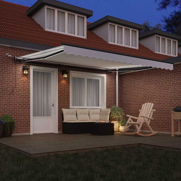 vidaXL Ύ&phi;&alpha;&sigma;&mu;&alpha; &Omicron;&mu;&pi;&rho;έ&lambda;&alpha;&sigmaf; &mu;&epsilon; &Lambda;&epsilon;&upsilon;&kappa;ό 400 x 300 &epsilon;&kappa; &Pi;&omicron;&lambda;&upsilon;&epsilon;&sigma;&tau;έ&rho;&alpha;&sigmaf;