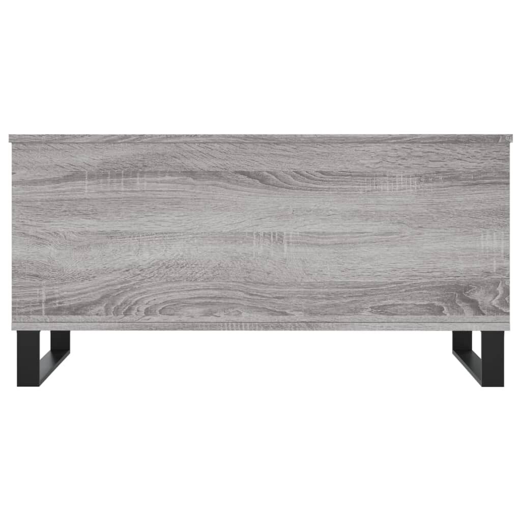 vidaXL Τραπεζάκι Σαλονιού Γκρι Sonoma 90x44,5x45 εκ.Επεξεργασμένο Ξύλο