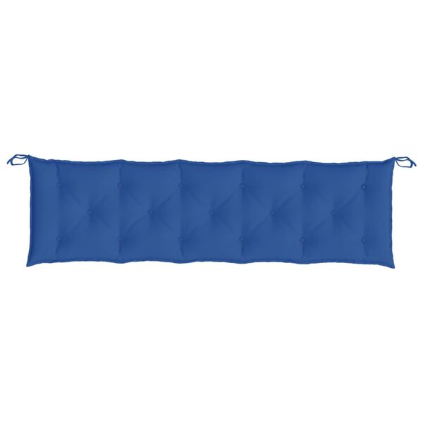 vidaXL Μαξιλάρι Πάγκου Κήπου Μπλε 180x50x7 εκ. Ύφασμα Oxford