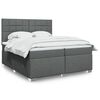 vidaXL &Kappa;&rho;&epsilon;&beta;ά&tau;&iota; Boxspring &mu;&epsilon; &Sigma;&tau;&rho;ώ&mu;&alpha; &Sigma;&kappa;&omicron;ύ&rho;&omicron; &Gamma;&kappa;&rho;&iota; 200x200 &epsilon;&kappa;. &Upsilon;&phi;&alpha;&sigma;&mu;ά&tau;&iota;&nu;&omicron;